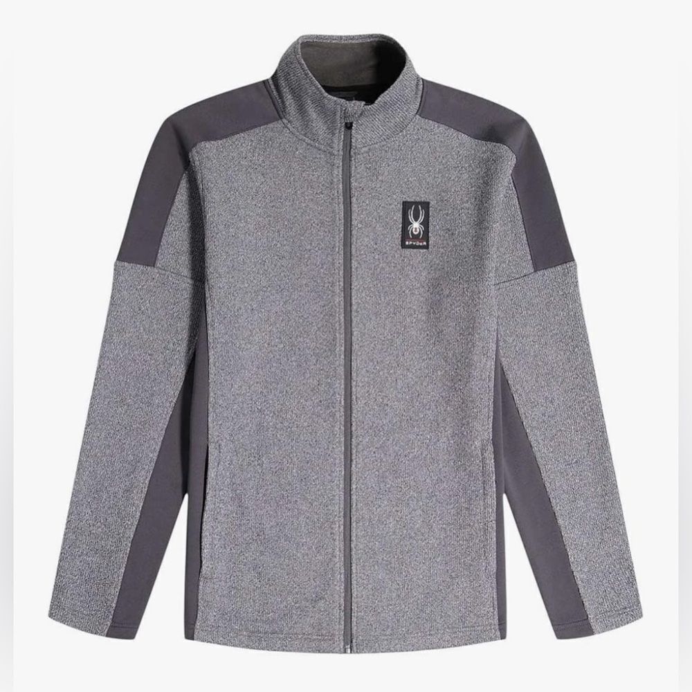 Spyder Men's Mendoza Full Zip Jacket Grey Large NWT